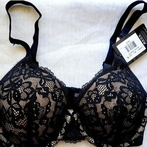 Maidenform Black Body Lace Bra 32 D